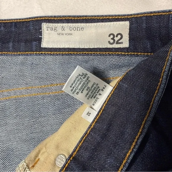 Rag & Bone Indigo Denim Jeans US size 14 - Picture 16 of 16